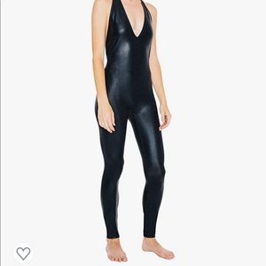 AMERICAN APPAREL MATTE METALLIC PU CATSUIT
